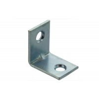 LASTRINE DI GIUNZIONE ANGOLARI 20X20X15X2 MM IN ACCIAIO ZINCATO CONFEZIONE DA  PZ4