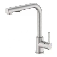 Miscelatore lavello monocomando PHOENIX Doppio Getto Acciaio spazzolato Idro Bric 