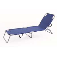 Lettino Olbia blu 185x55x24 Biacchi Ettore