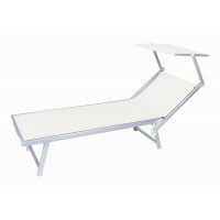 Lettino rimini bianco 186x61x38 cm Biacchi Ettore