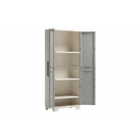 Armadio Linear Wood Alto con 3 Ripiani Regolabili - 68x39x173 cm
