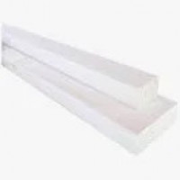 Listelli abete piallati su 4 lati bianco 20 x 20 x 2000 mm