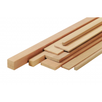 Listello piallato in faggio  Pircher 1x6cm 2.4 mt 