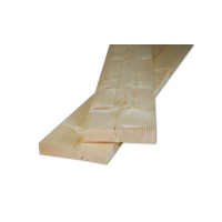 Listelli grezzi in abete 25 x 120 x 3000 mm