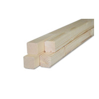 Listelli grezzi in abete 30 x 30 x 1000 mm
