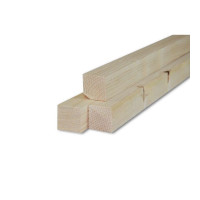 Listelli grezzi in abete 50 x 50 x 2000 mm