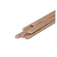 Listelli piallati in faggio 5 x 10 x 1000 mm
