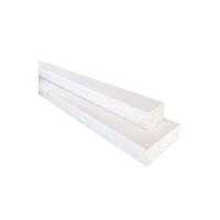 Listelli abete piallati su 4 lati bianco 20 x 45 x 2000 mm
