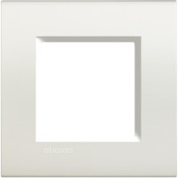 BTICINO PLACCA 2P BIANCA LIVINGLIGHT 