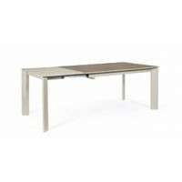 Tavolo allungabile Briva grigio-tortora 140-200x90 Bizzotto Andrea