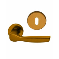 MANIGLIA GABRY ROSETTA FORO PATENT ALLUMINIO BRONZATO 