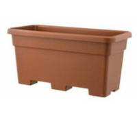 Maxi fioriera rettangolare colore cotto cm 80 Art Plast