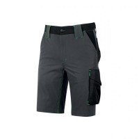 U-power pantalone da lavoro Mercury asphalt grey/green tg. xl