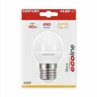 Lampadina Mini Globo LED 6W 40W E14 3000K