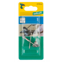 Minispazzole wolfcraft. per trapani, minitrapani e alberi flessibili confezione da  3 pz 