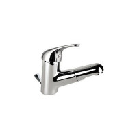 Miscelatore monocomando lavabo con bocca estraibile epic cromo attacco 1/2"