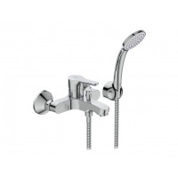 Miscelatore vasca serie Alpha  monocomando con tubo da 1.5 mt 