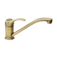 Rubinetto Lavello Serie Distri Vecchio Ottone 14.7 cm attacco 3/8"