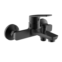 Idro-bric Miscelatore A 2 Vie Per Bagno Vasca Monocomando Nero D.35 mm