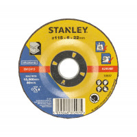 Stanley Mola da sbavo per metalli 115x6x22mm - centro depresso 