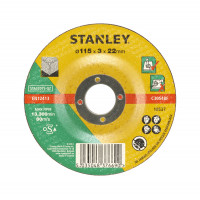 Stanley Mola da taglio per pietra 115x3.4x22mm - centro depresso