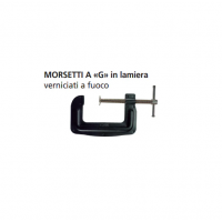 Morsetto a g lamiera acciaio mm75 Oreca 