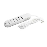 Bticino Multipresa SLIM6 bipasso 10/16A  con interruttore safe e cavo da 1.5 mt 