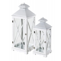 Lanterna Arles bianca L-32x32x90 Biacchi Ettore