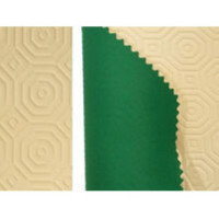 Mollettone bianco e verde h 138 - mt 20 Hornschuch