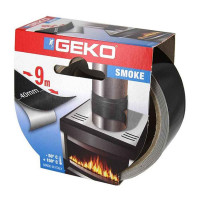 nastro adesivo alluminio nero  4cm x9 mt laccato resistente ad alte temperature 