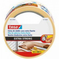 Tesa Biadesivo per Pavimenti Tenuta Extra Forte - 10 m x 50 mm