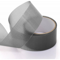 Nastro fibra di vetro adesivo per riparazione telo zanzariera  200 x 5 cm 