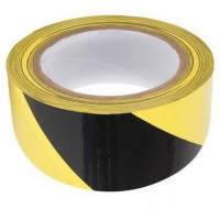 Geko Nastro Segnaletico Nero e Giallo - 30 m x 5 cm