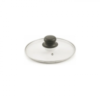 Nero Coperchio 16 Cm Vetro Con Pomello