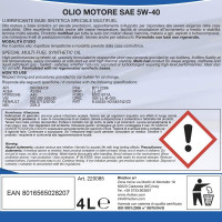 Olio Motore Rhutten 5W-40 4L - Prestazioni e Protezione Massime per il Tuo Veicolo!