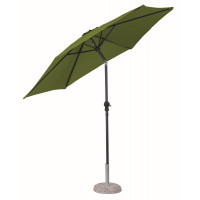 Ombrellone con manovella verde scuro diam. 2,7 mt Biacchi Ettore