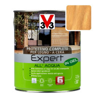 V33 IMPREGNANTE CERA ACQUA EXPERT NOCE CHIARO FLACONE DA 2.5 LT 