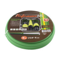 Kit  Fan tubo irrigazione retinato 15 mm x 15 mt 5/8"
