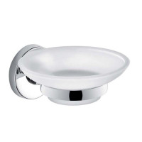 Felce porta sapone cromato