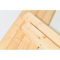 PERLINE DI ABETE MASSICCIO NATURALE 200CM 2MQ CONFEZIONE DA 10PZ