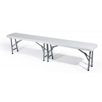 Panchina plastica pieghevole 183x28x44 Biacchi Ettore
