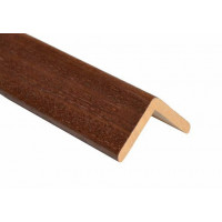 Paraspigolo legno massello liscio noce nazionale 20x20x3000 mm 