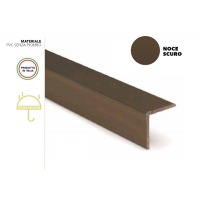 PARASPIGOLO PVC NOCE SCURO 30X30X300 MM 