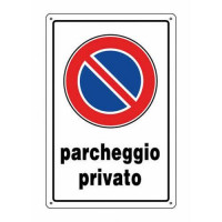 ORECA CARTELLO PARCHEGGIO PRIVATO IN PVC