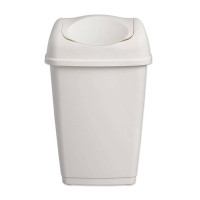 PATTUMIERA GRACE LARGE BIANCA COPERCHIO 25 LT 32.5X25.5X52 CM 