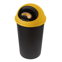 Tontarelli Pattumiera Big Hoop 45 L Nero / Ambra