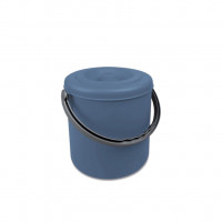 Pattumiera Eureka con coperchio lt 20 Blue 