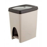Pattumiera Secchio Quotidiana Litri 21 Assemblata Beige 23x25x40 cm 