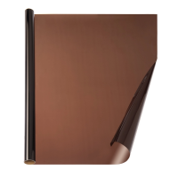 Pellicola per vetri 'linea privacy' bronzato - 75x160 cm.