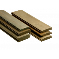 LISTONI DI PINO A PERLINA IMPREGNATI 150x20 MM 4 MT 